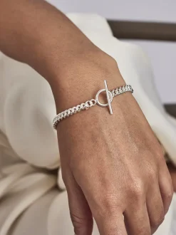 Baby Silver Curb Link Bracelet