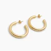 Classic 3cm Gold Hoop Earrings