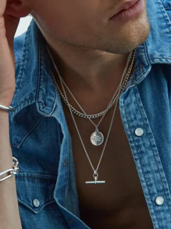 50cm Solid Sterling Silver Slim Curb Link Chain