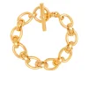 Giant Gold Interlock Bracelet