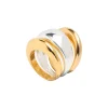 Gold and Silver Triple Ring Set