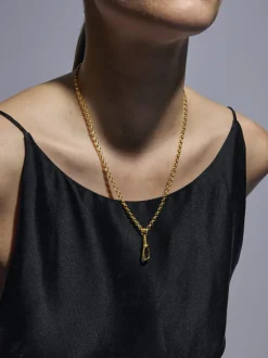 Gold Belcher Clipt Necklace