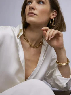 Gold Curb Link Choker