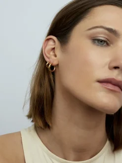 Gold Huggie Earrings