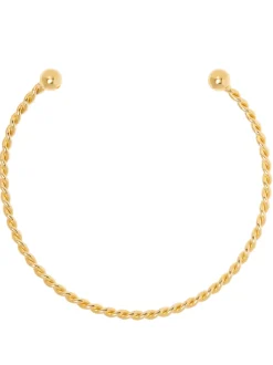 Gold Roped Torque Necklace