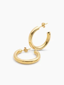 Large Gold Hoop Earrings