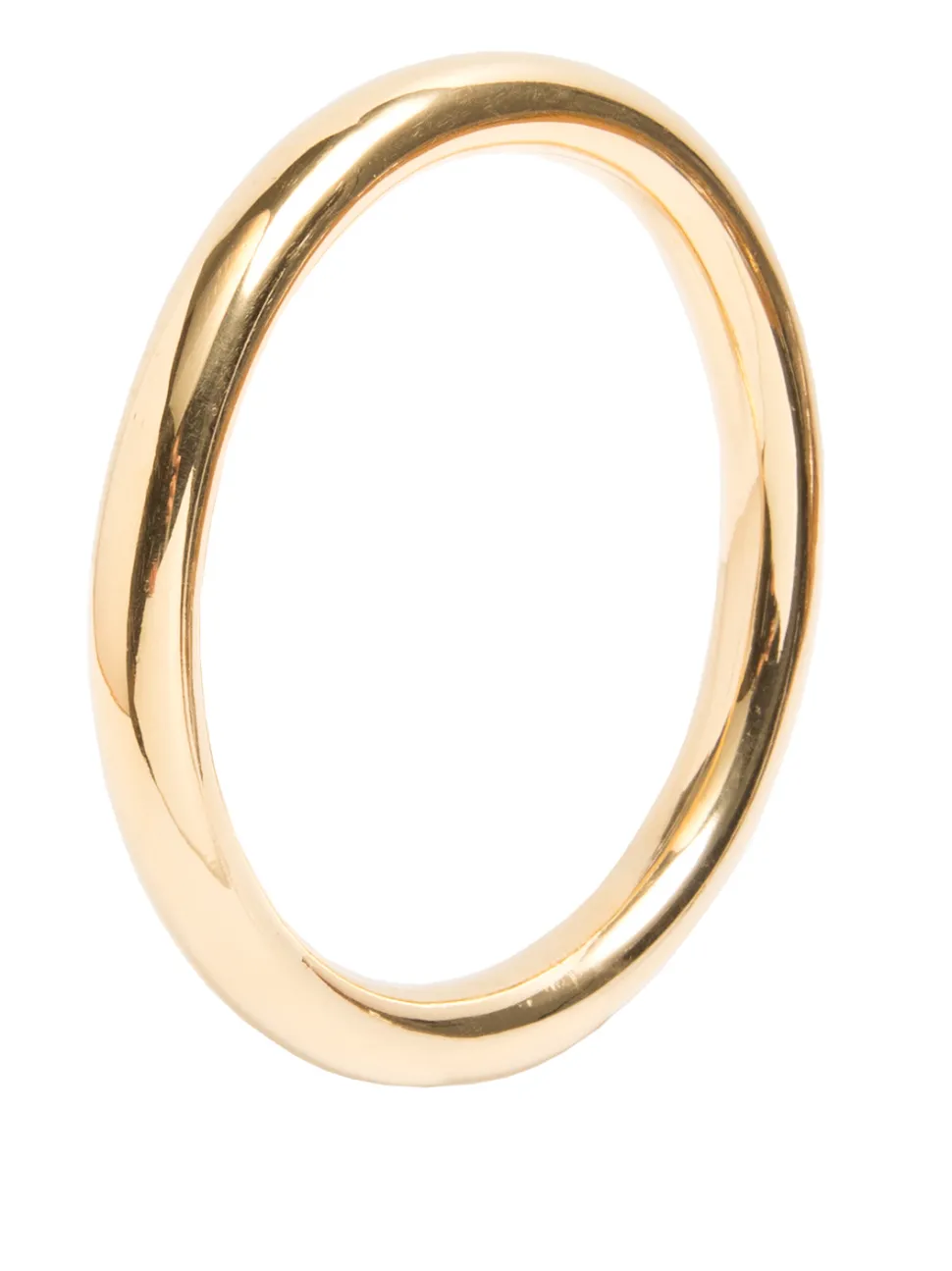 Large Plain Gold Bangle