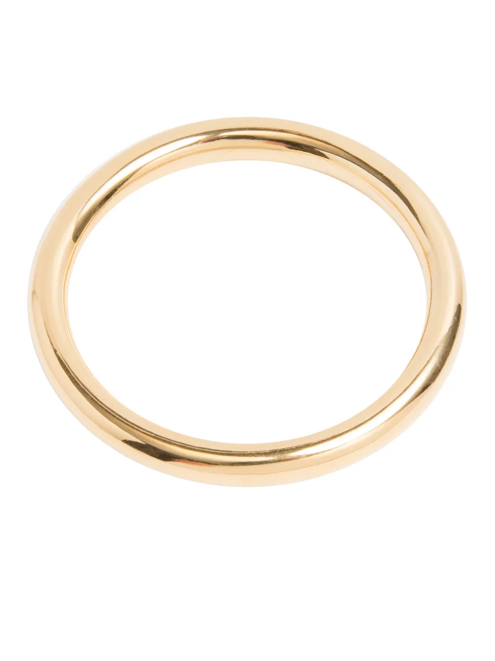 Large Plain Gold Bangle
