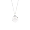 Large Solid Sterling Silver Compass / Not All Who Wander Necklace