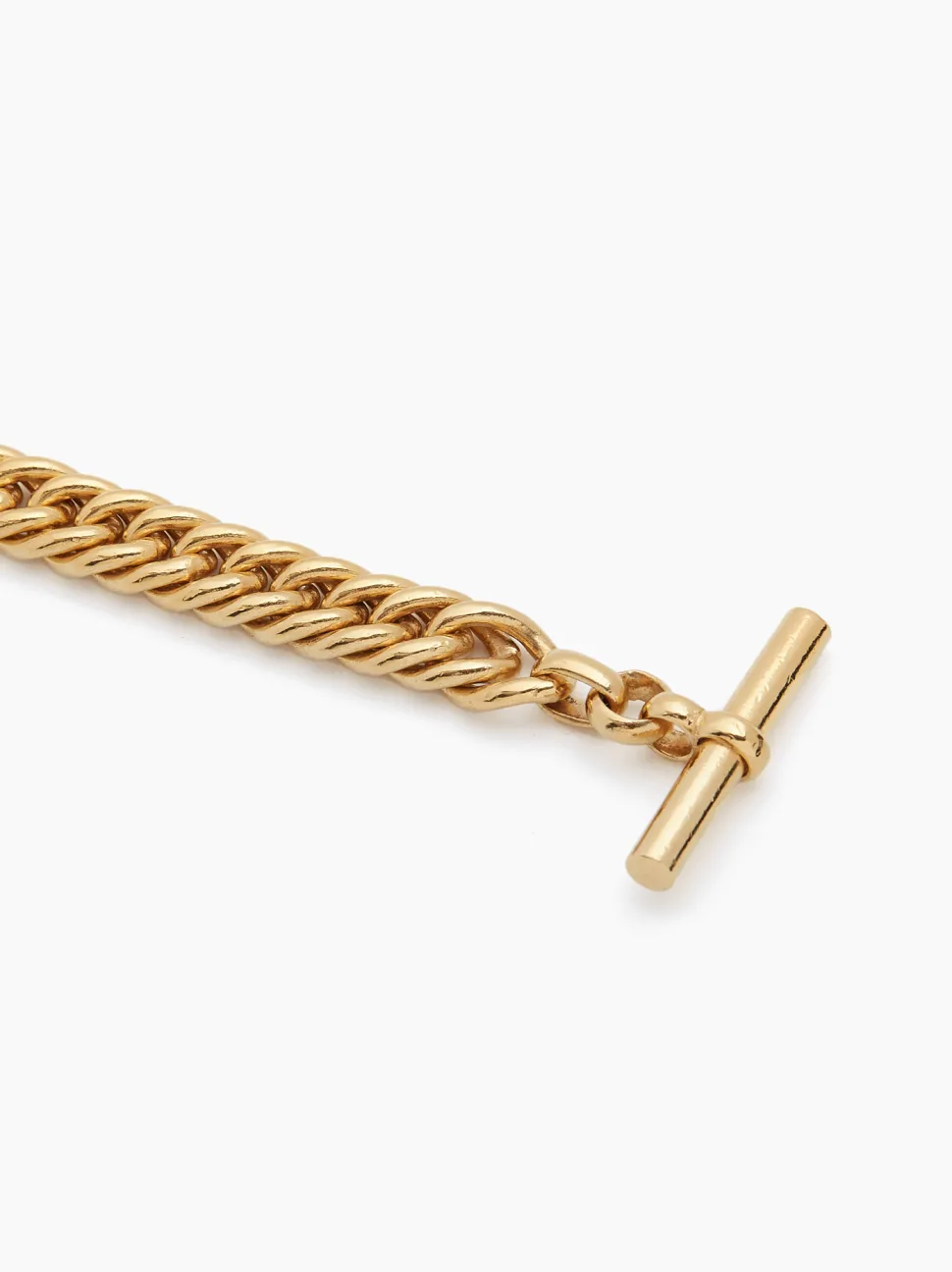 Medium Gold Curb Link Bracelet