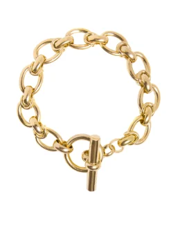 Medium Gold Interlock Bracelet