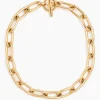 Medium Gold Oval Chain Necklace