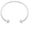 Men's Large Solid Sterling Silver Torque Bangle