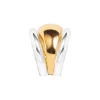 Silver and Gold Triple Ring Set