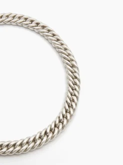 Silver Curb Link Choker