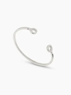 Silver Stacking Torque Bangle