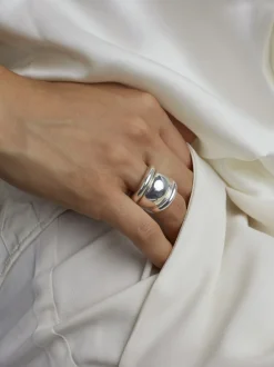 Silver Triple Ring Set