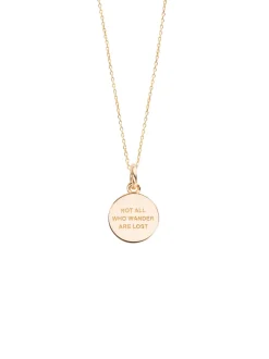 Small Gold Compass On Trace Chain