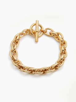 Small Gold Double Linked Bracelet