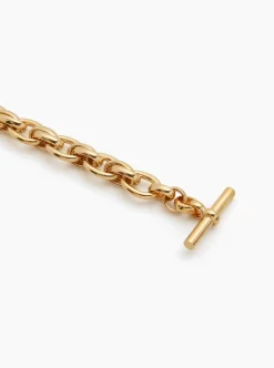 Small Gold Double Linked Bracelet
