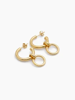 Small Gold Eternity Earrings