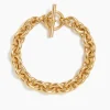 Small Gold Round Linked Bracelet