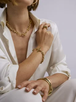 Small Gold Watch Chain Necklace