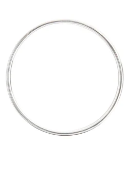 Small Plain Silver Bangle