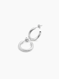 Small Silver Hoop Earrings