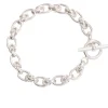 Small Silver Interlock Bracelet