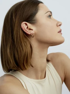 Tiny Gold Hoop Earrings